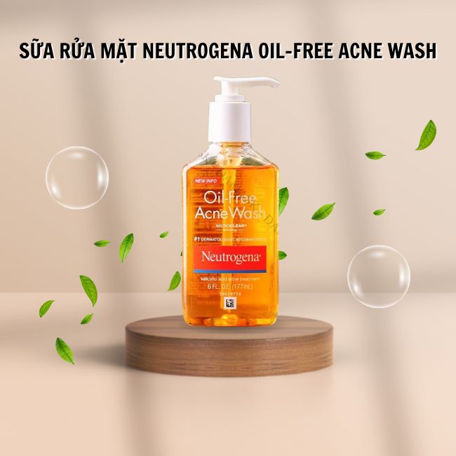 srm Neutrogena OilFree Acne Wash